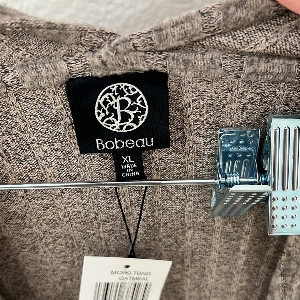 NEW Bobeau Oatmeal Soft Cardigan - Picture 4 of 9